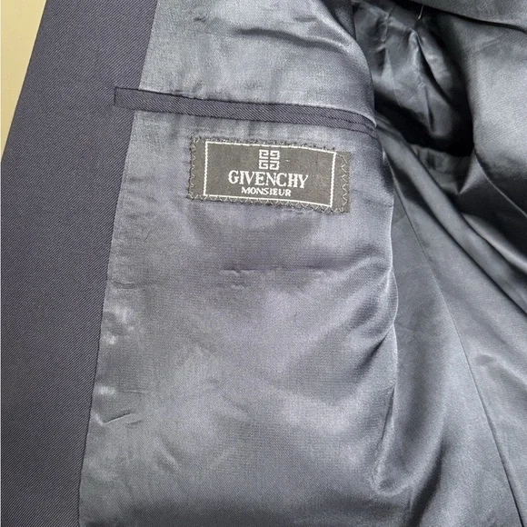 Givenchy Double-Breasted Navy Blazer with Gold Buttons 48/50 - Picture 4 of 4